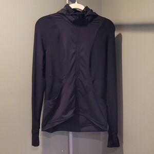 Lululemon Women's Lightweight Mixed Materials Activewear Jacket, Black